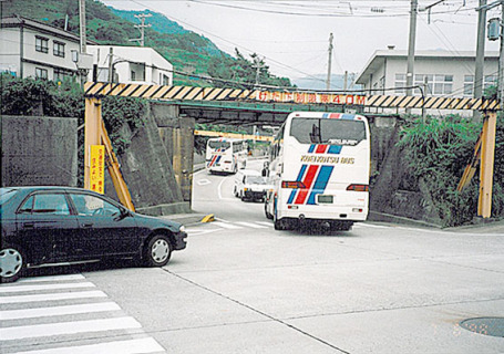 工事が行われる前の架道橋付近＝2008年、写真提供・県庄内総合支庁