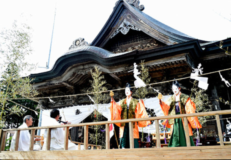 飛鳥神社の祈年祭「湯の花祭」