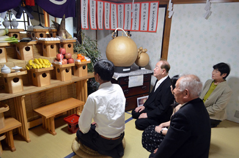 酒田ゲストハウスに設置した上神宿