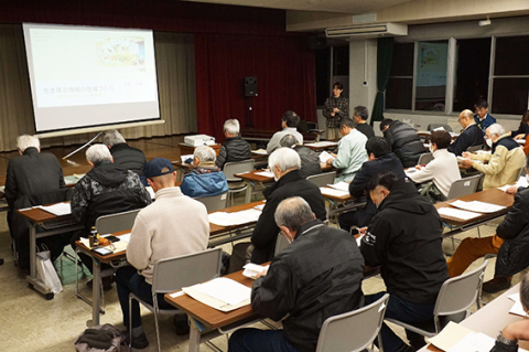 先行事例を学んだ立谷沢地区の農村ＲＭＯセミナー