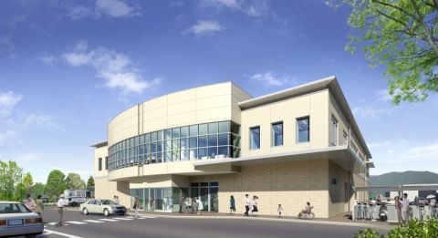 4月の開所を目指す鶴岡地区医師会の新健診センターの完成予想図