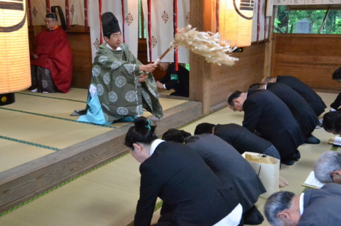 清河神社で例大祭が執り行われた