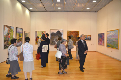 芸術の秋が開幕。白甕社90周年記念美術展には会員や一般の力作が出品された